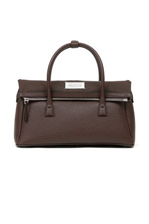 5AC East West brown goatskin leather bag MAISON MARGIELA | SB2WD0076P4348T2186